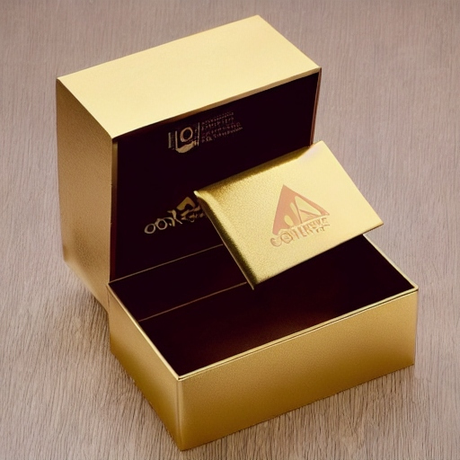 Custom Gold foil boxes