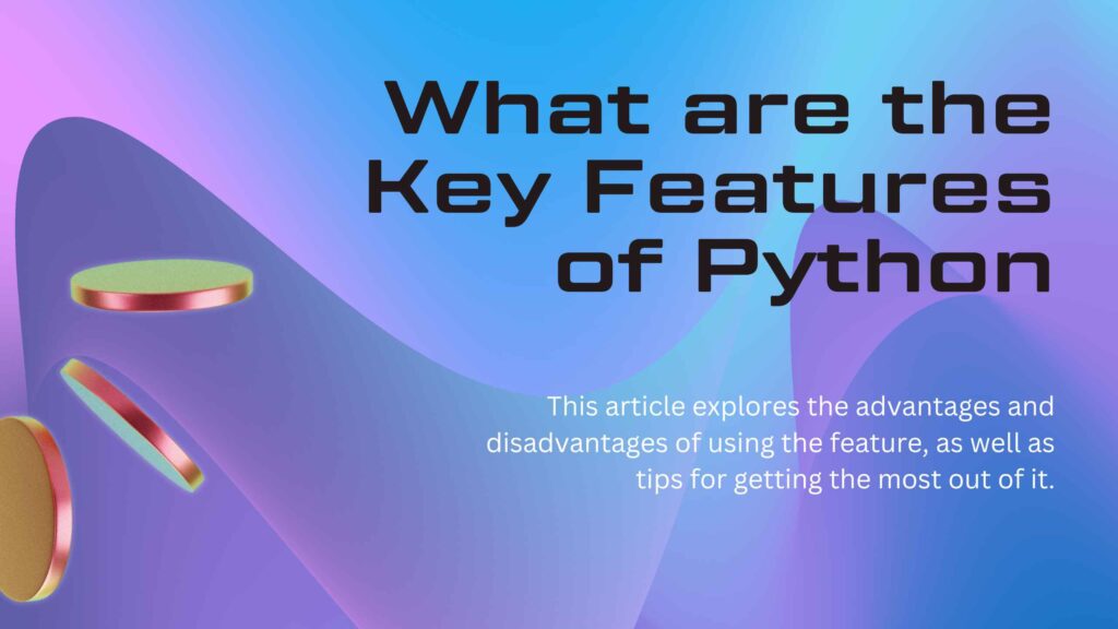 feature of python