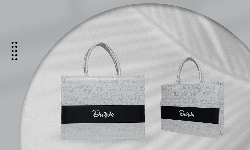 Personalized Tote Bag Designed with Traditional Multicolour Style