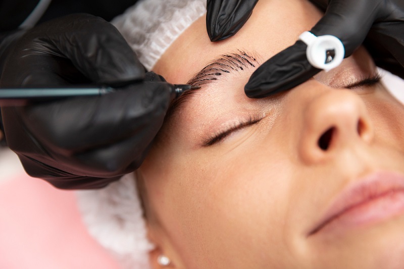eyebrow microblading in Houston